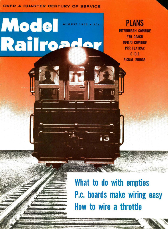 Model Railroader, August 1963