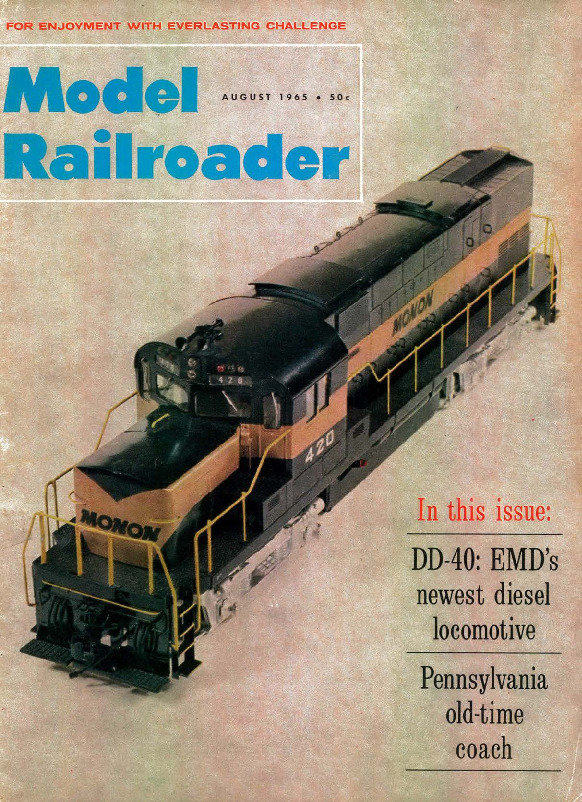 Model Railroader, August 1965