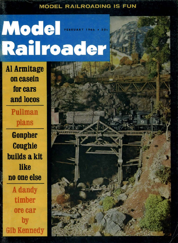 Model Railroader, February 1966