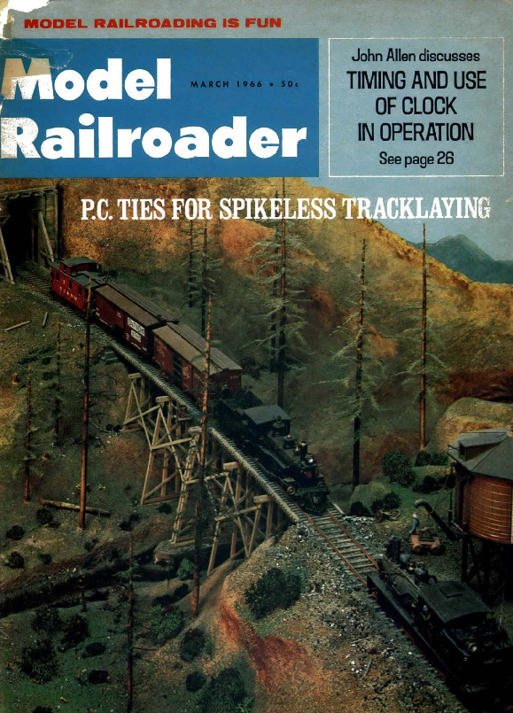 Model Railroader, March 1966