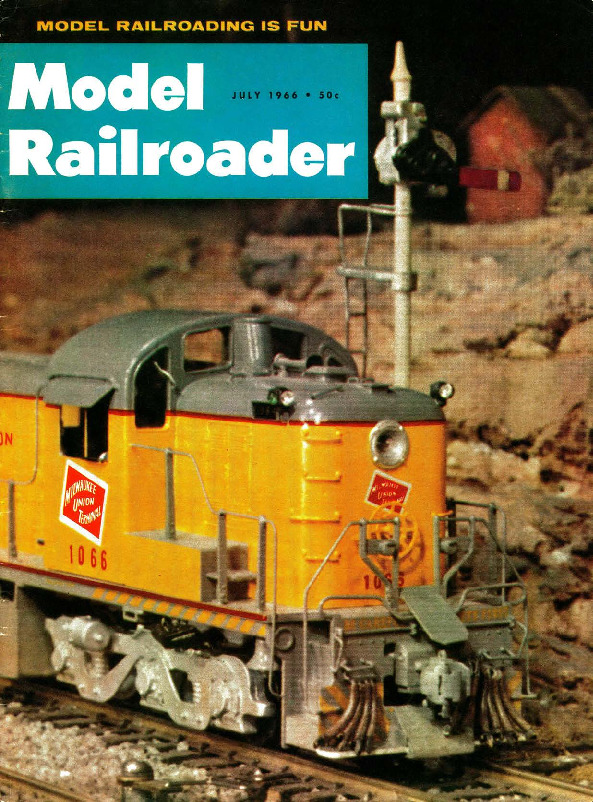 Model Railroader, July 1966