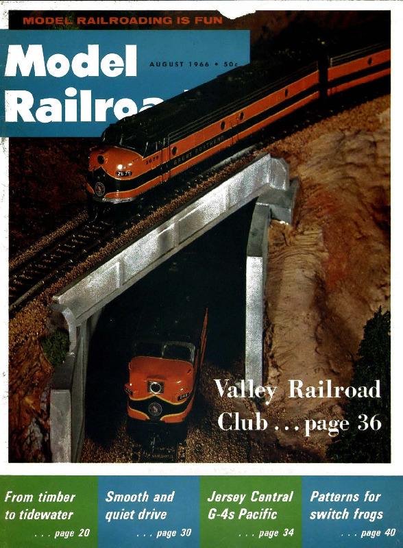 Model Railroader, August 1966