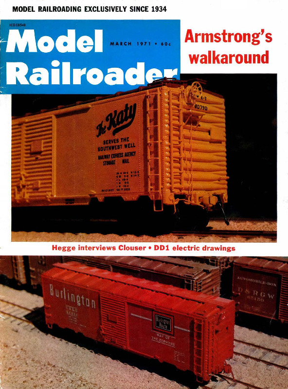Model Railroader, March 1971