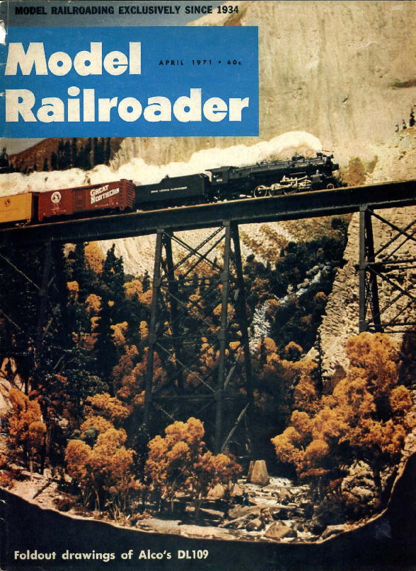 Model Railroader, April 1971