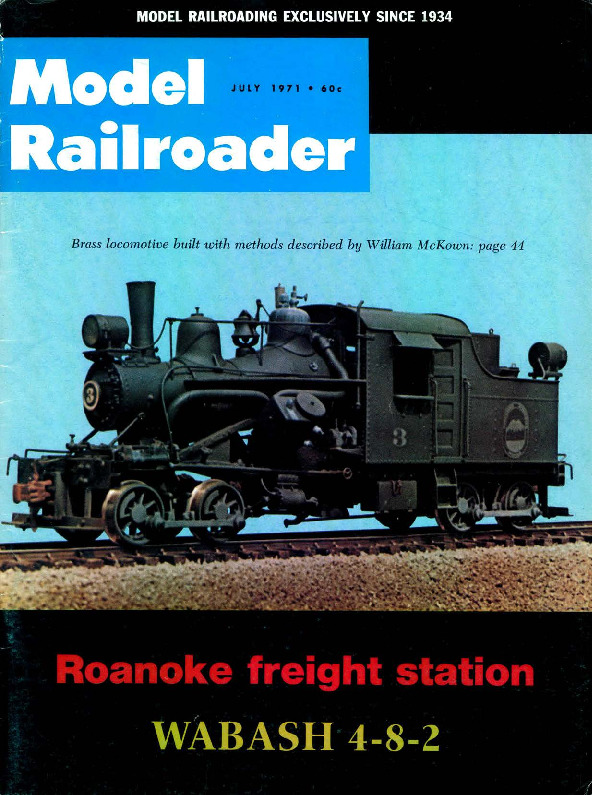 Model Railroader, July 1971