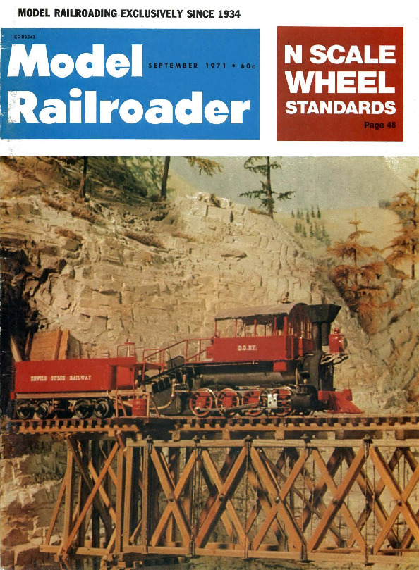 Model Railroader, September 1971