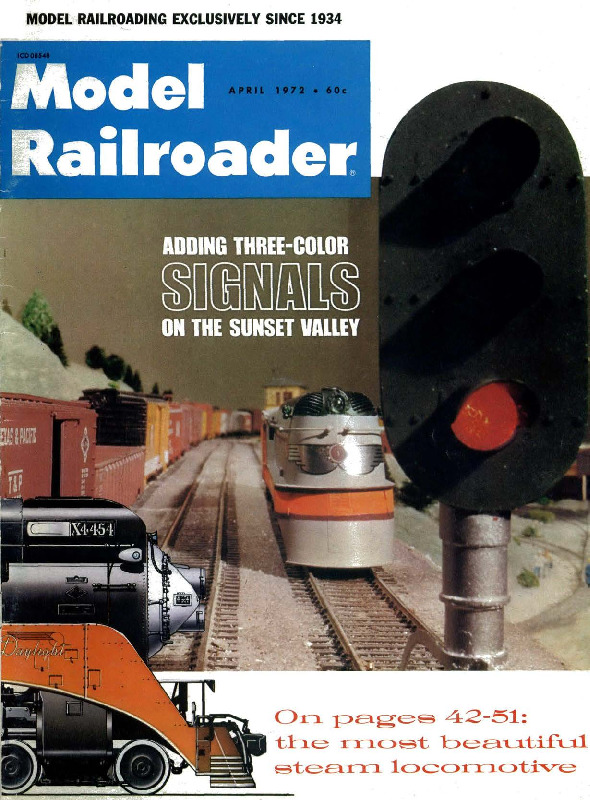 Model Railroader, April 1972