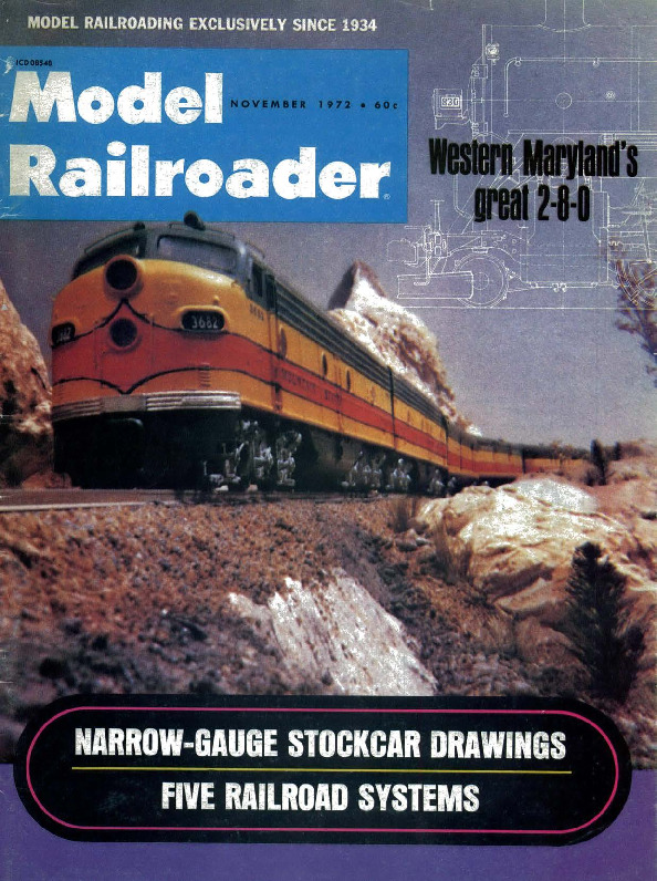 Model Railroader, November 1972