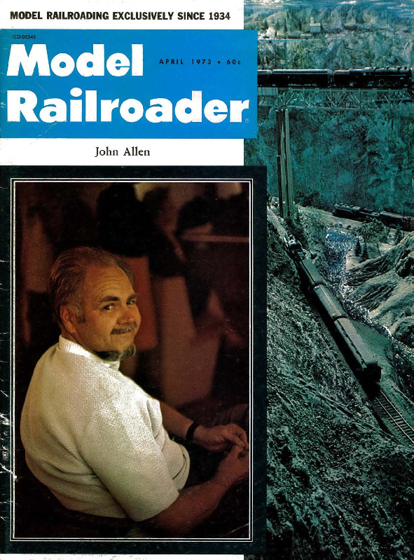 Model Railroader, April 1973