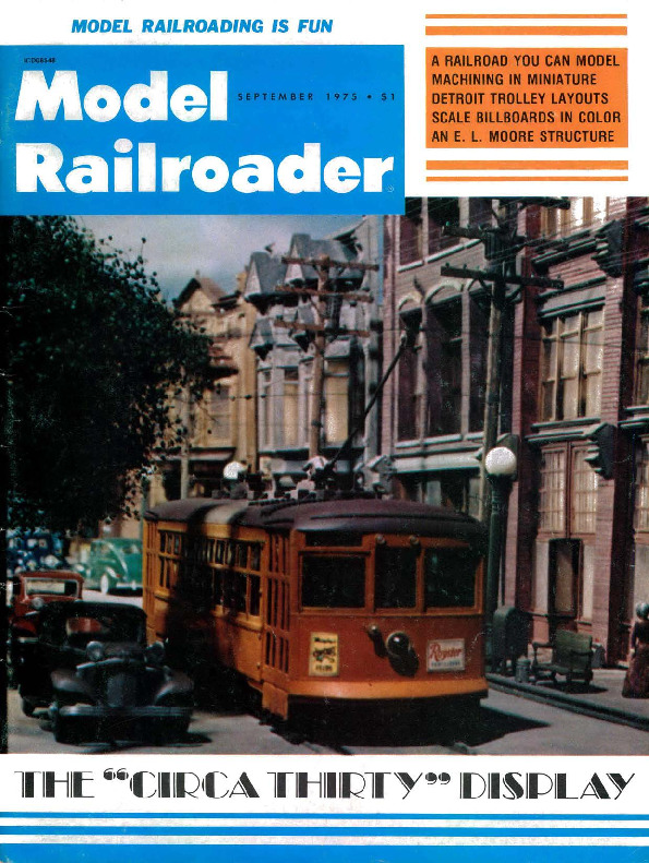Model Railroader, September 1975