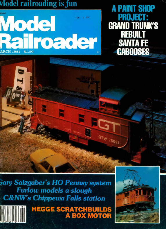 Model Railroader, March 1981