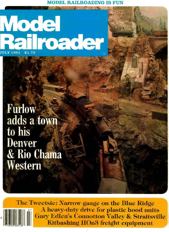 Model Railroader, July 1981
