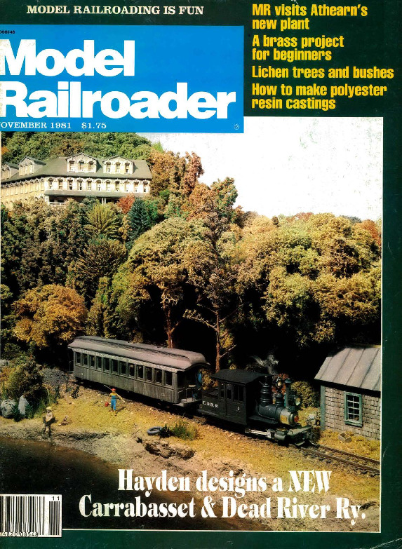Model Railroader, November 1981