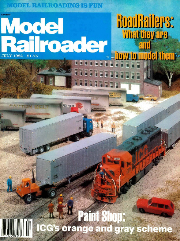 Model Railroader, July 1982