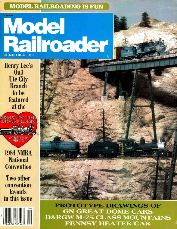 Model Railroader, June 1984