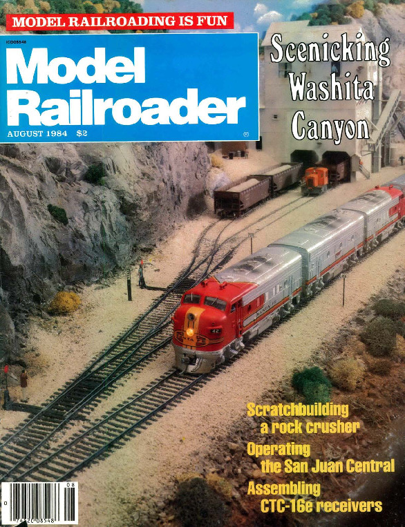 Model Railroader, August 1984