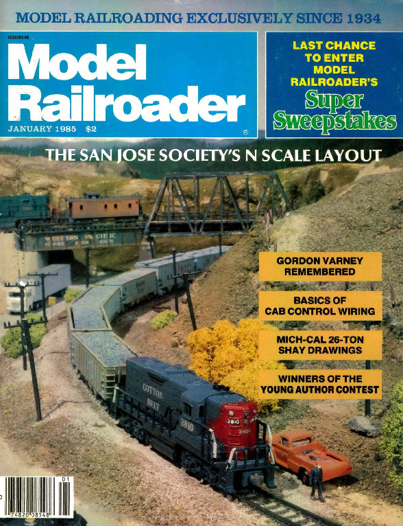 Model Railroader, January 1985