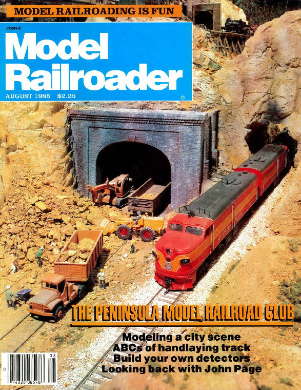 Model Railroader, August 1985