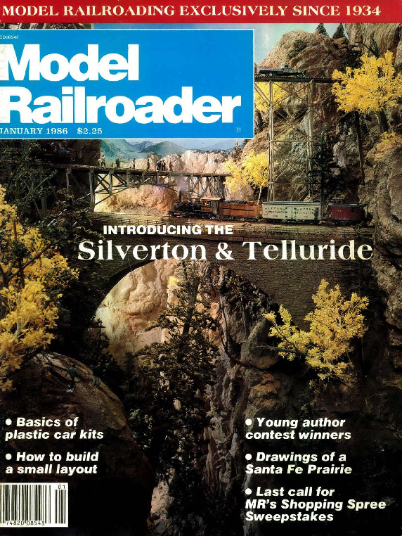 Model Railroader, January 1986