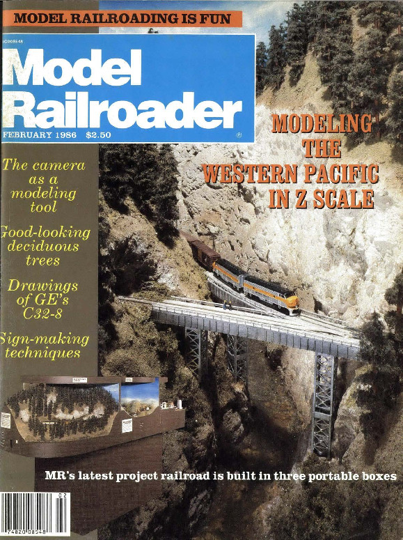 Model Railroader, February 1986
