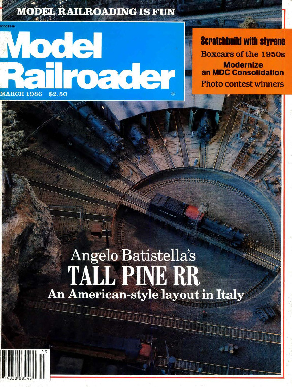 Model Railroader, March 1986