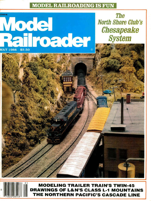 Model Railroader, May 1986