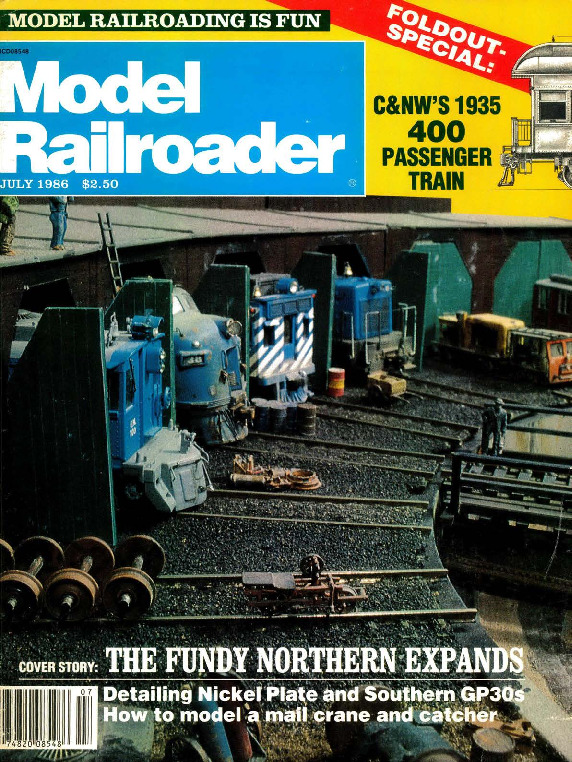 Model Railroader, July 1986