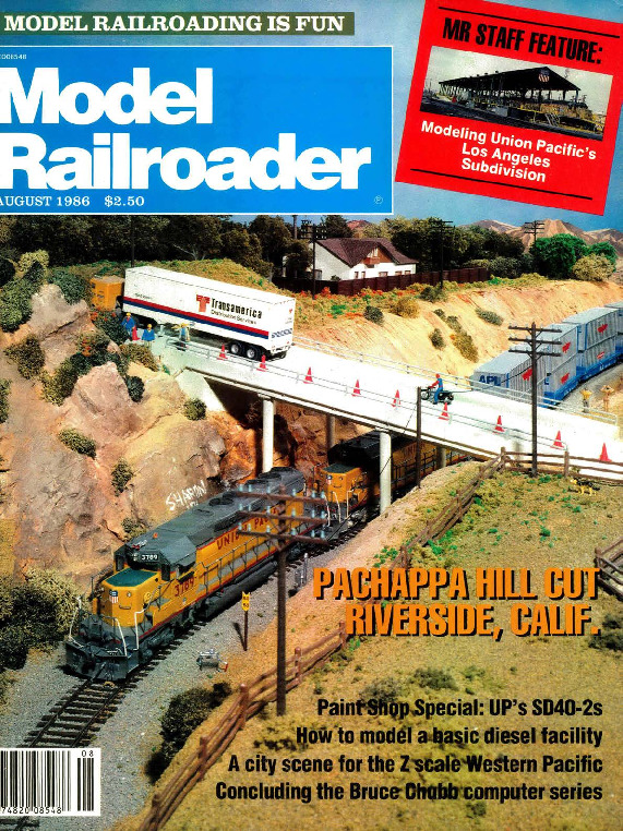 Model Railroader, August 1986