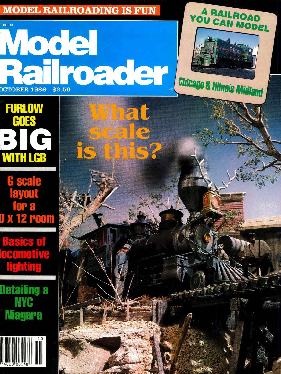 Model Railroader, October 1986