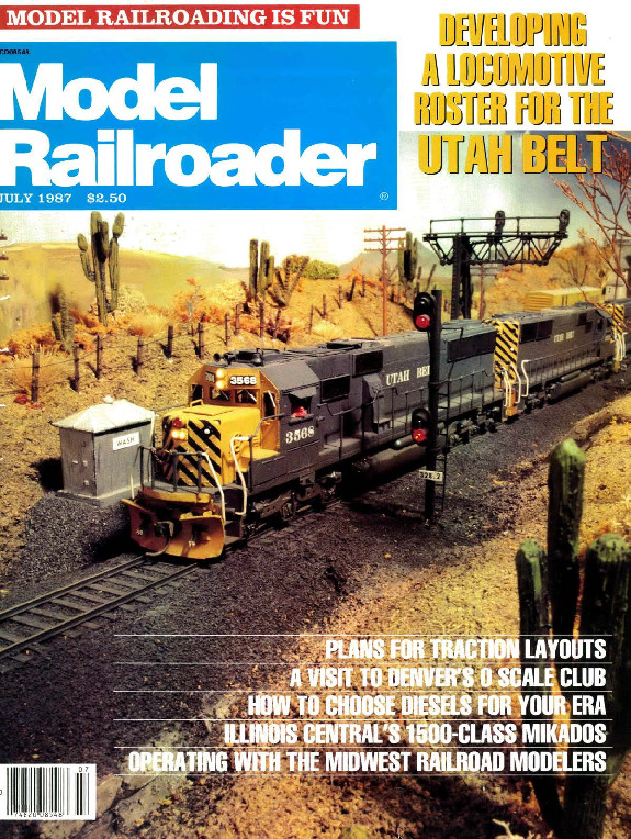 Model Railroader, July 1987