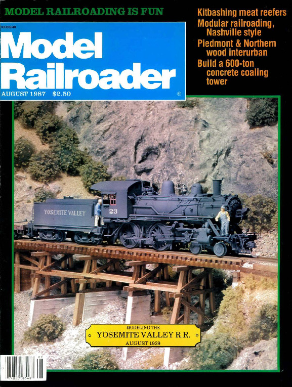 Model Railroader, August 1987
