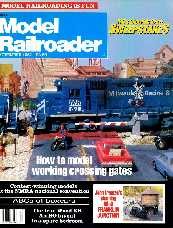 Model Railroader, November 1987