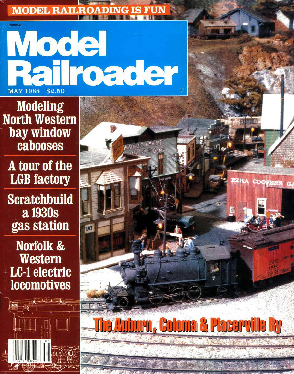 Model Railroader, May 1988