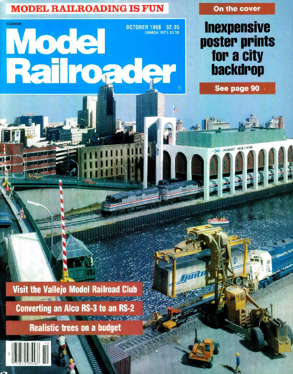 Model Railroader, October 1988