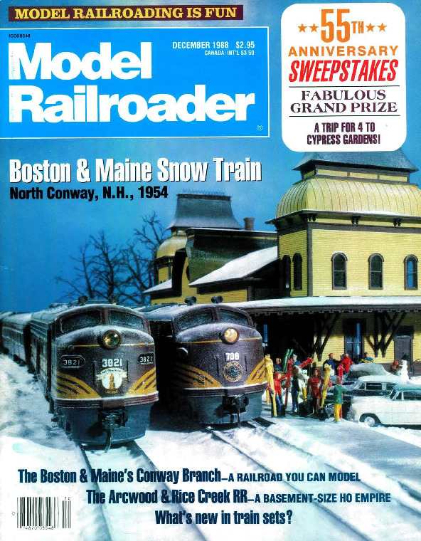 Model Railroader, December 1988
