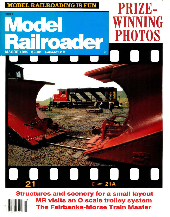 Model Railroader, March 1989
