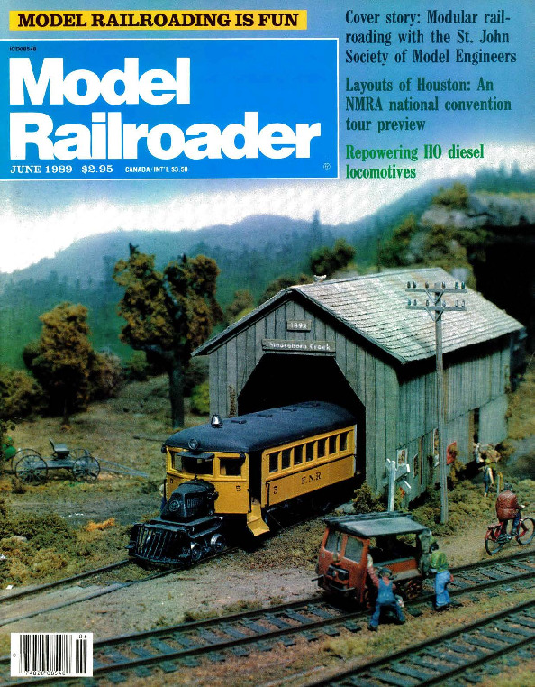 Model Railroader, June 1989