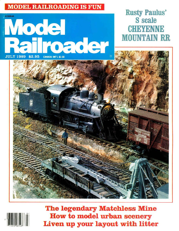 Model Railroader, July 1989