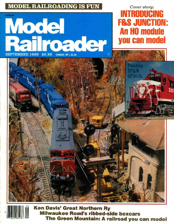 Model Railroader, September 1989