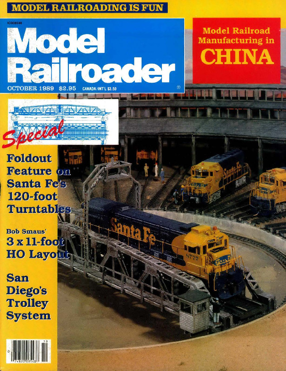 Model Railroader, October 1989