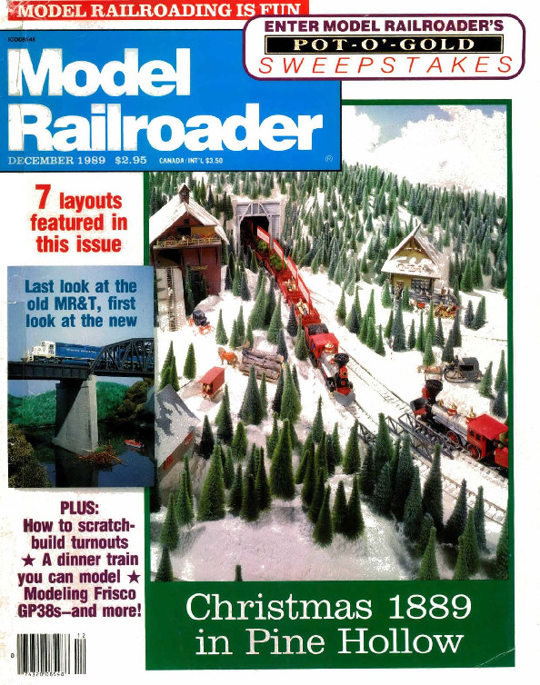 Model Railroader, December 1989