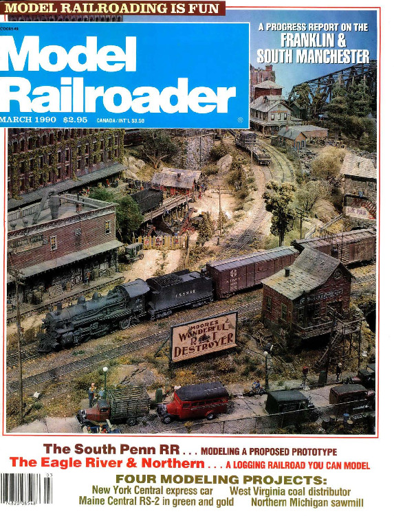 Model Railroader, March 1990