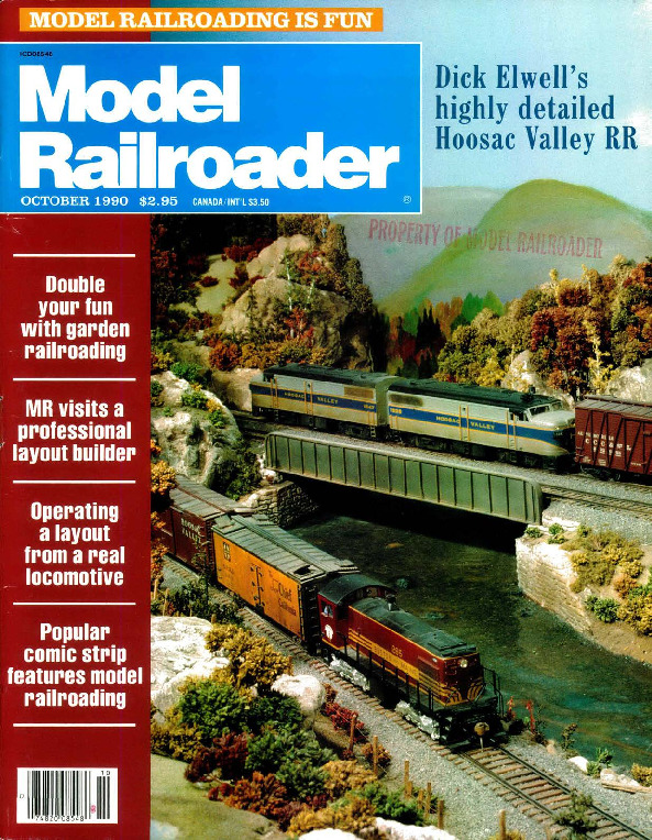 Model Railroader, October 1990