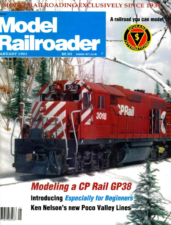 Model Railroader, January 1991