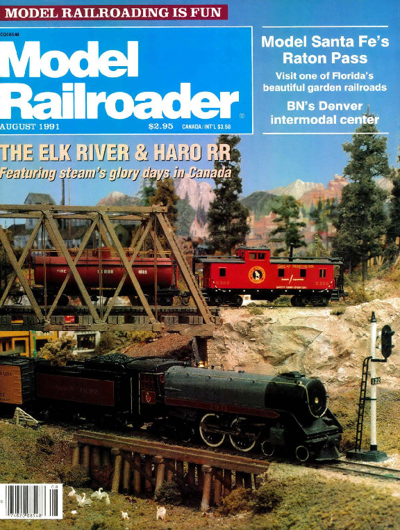 Model Railroader, August 1991