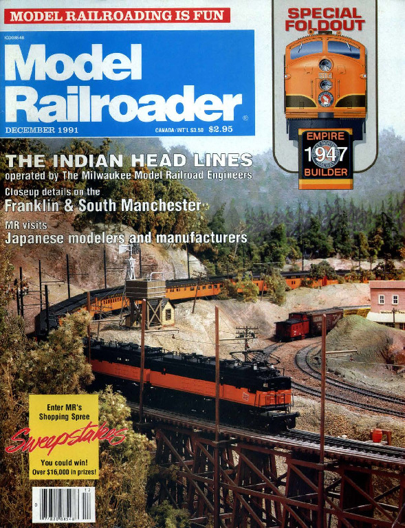 Model Railroader, December 1991