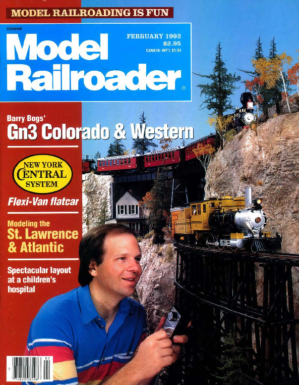 Model Railroader, February 1992