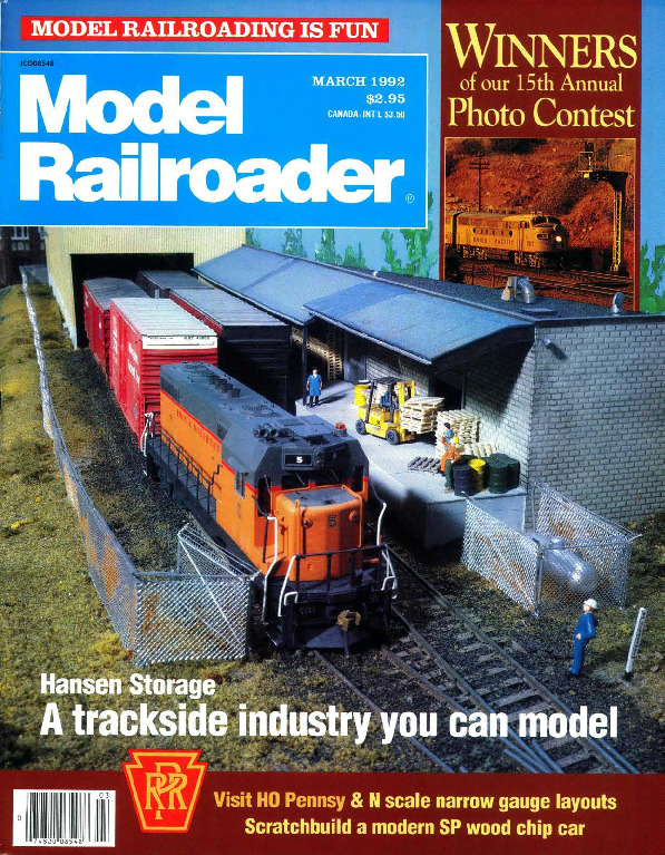 Model Railroader, March 1992
