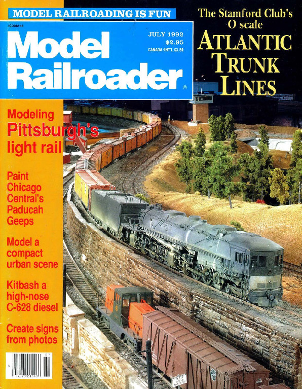 Model Railroader, July 1992