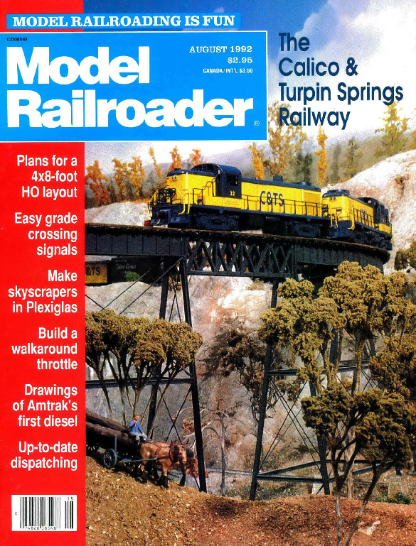 Model Railroader, August 1992